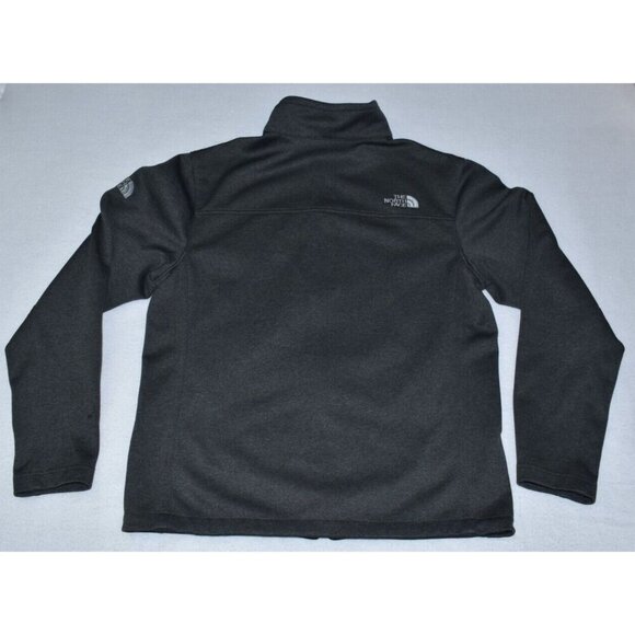 The North Face Windwall Men's Jacket Size M Soft Shell Fleece Gray Co Embroidery - Picture 11 of 16